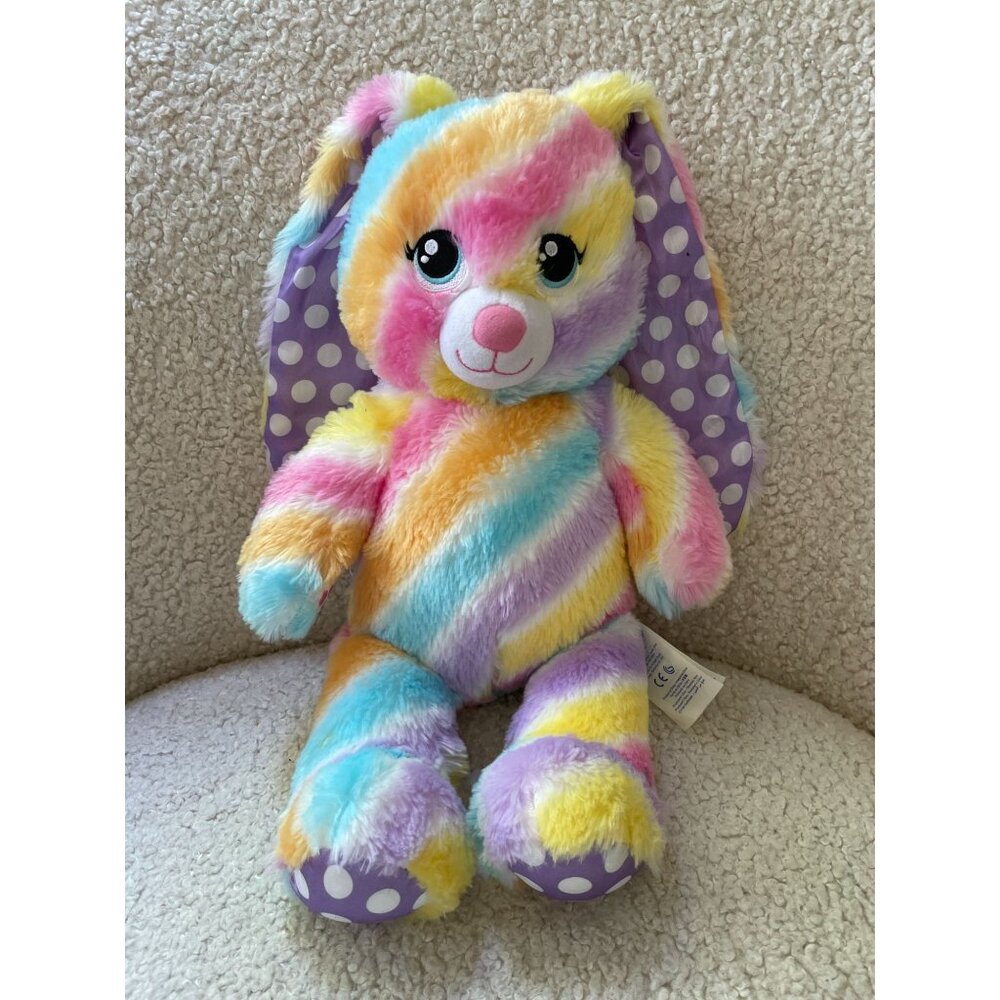Build-a-Bear Rainbow Banny Rabbit 17"